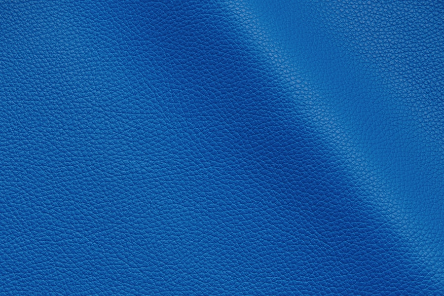 CUIR GRAINÉ SOUPLE BLEU ROI
